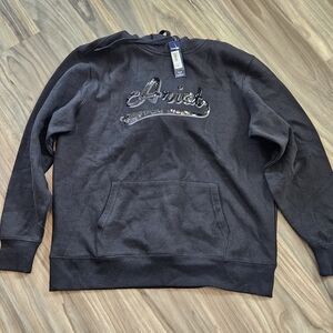 Ariat BLACK Sequin Logo Hooded Sweatshirt
